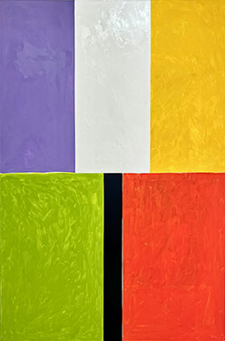 painting, Bird Feede, by Andrew Spence.