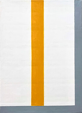 painting, Yellow Grey Shadow, by Andrew Spence.
